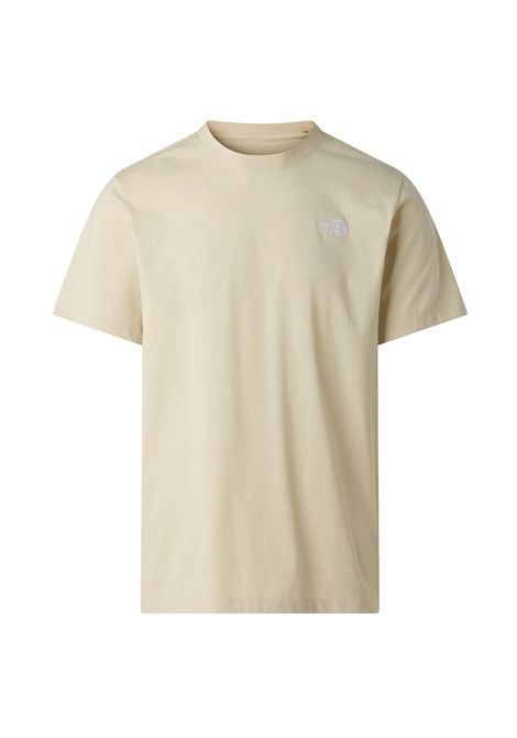 T-shirt The North Face Evolution Simple Dome Regular Desert Stone Uomo THE NORTH FACE | T-shirt | NF0A8CZ2-DOM